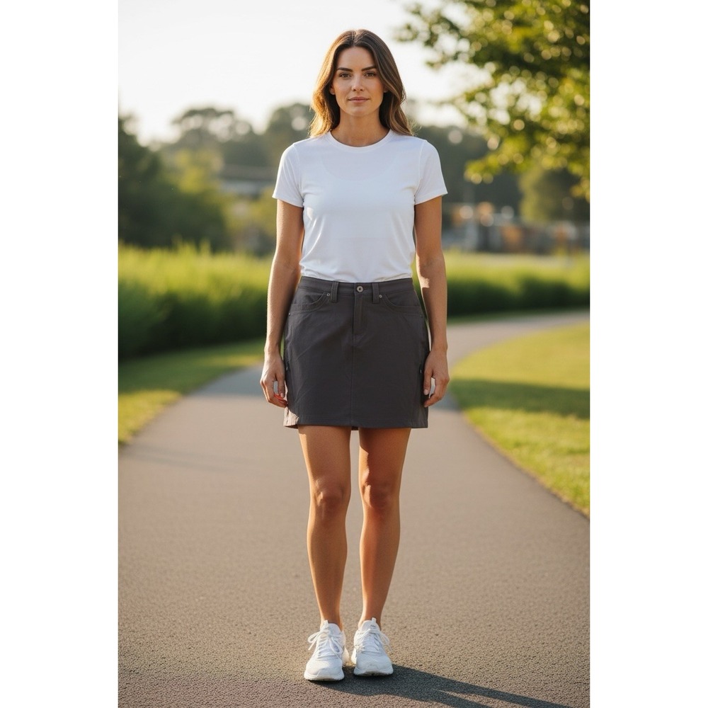 Duluth Women's 6 On The‎ Fly Skort Activewear Gray